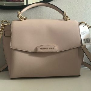 MICHAEL KORS- ROCHEKLE MD TH SATCHEL LEATHER